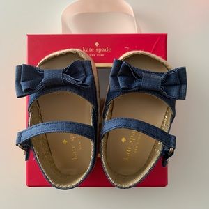 Kate spade infant denim espadrilles